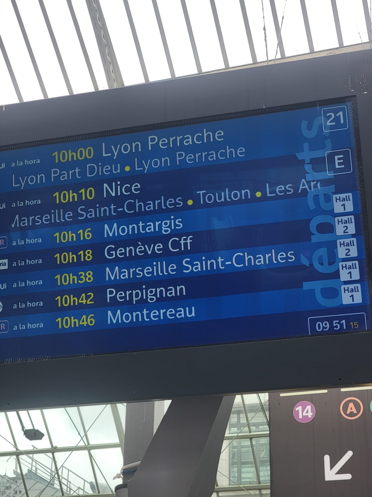パリ。リヨン駅