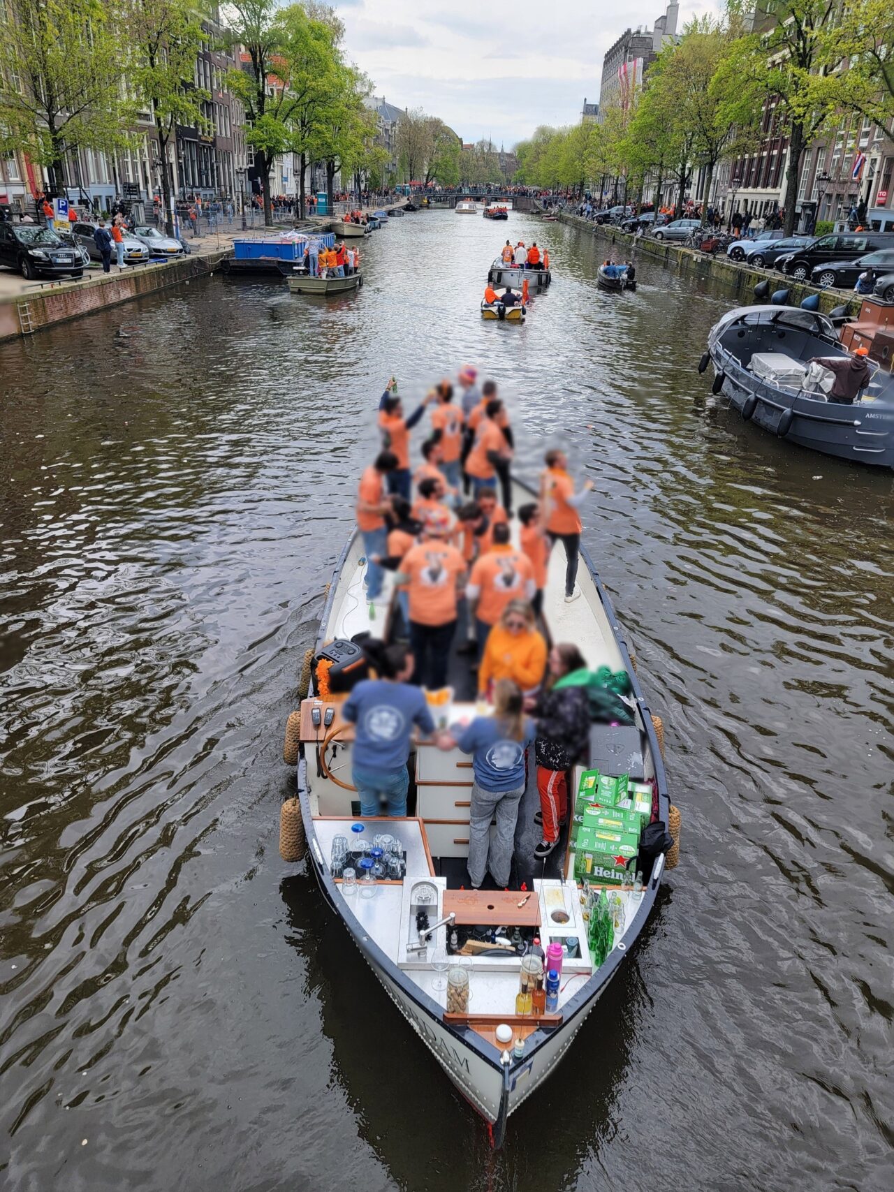 The canals of Amsterdam