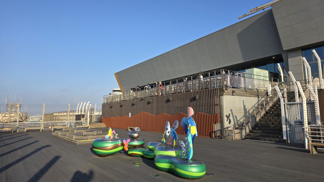 台湾桃園国際空港ターミナル２・５階展望デッキ