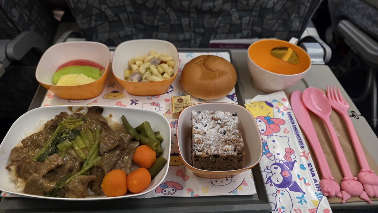 エバー航空A333機内食
