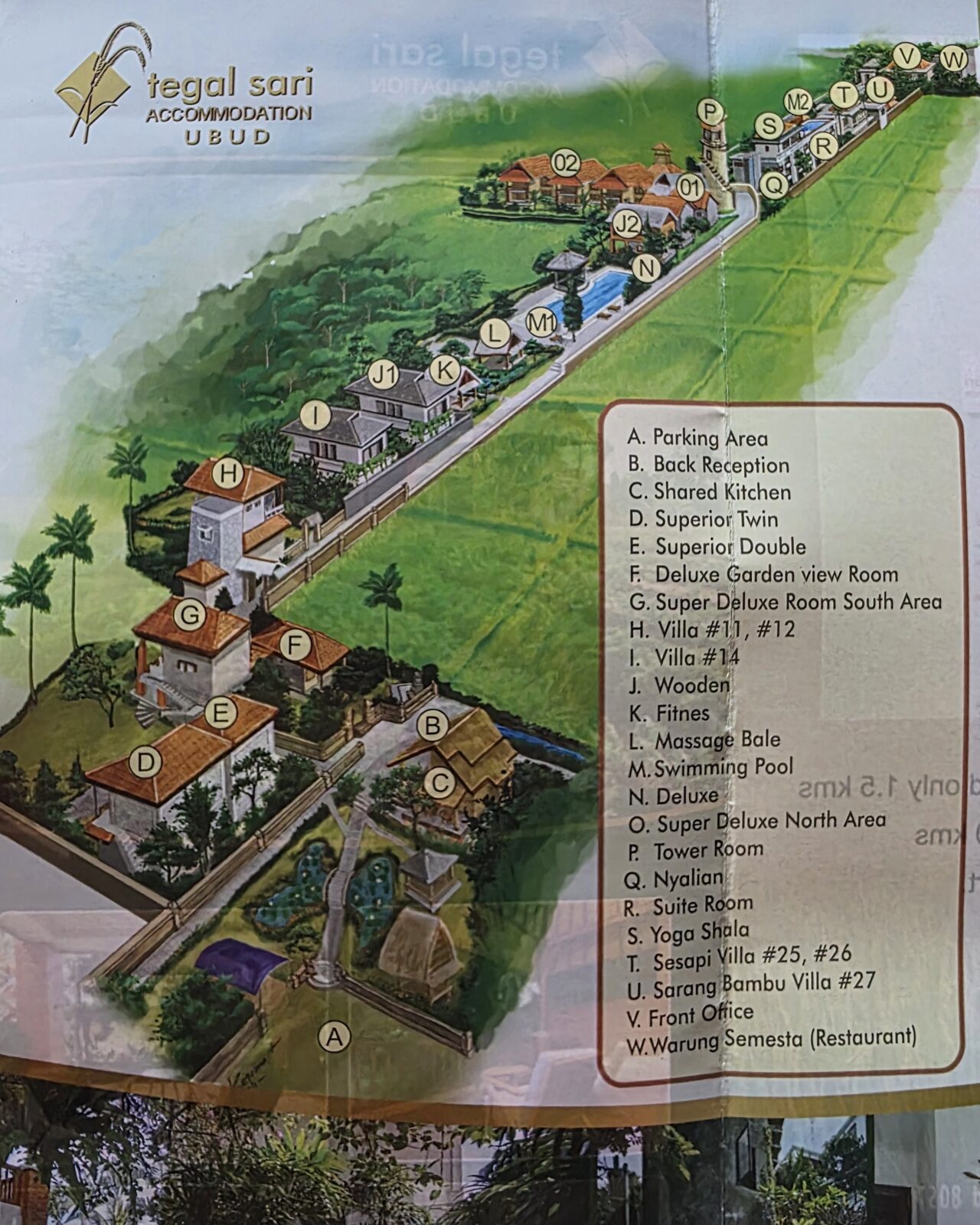 テガルサリアコモデーション（Tegal Sari Accommodation）